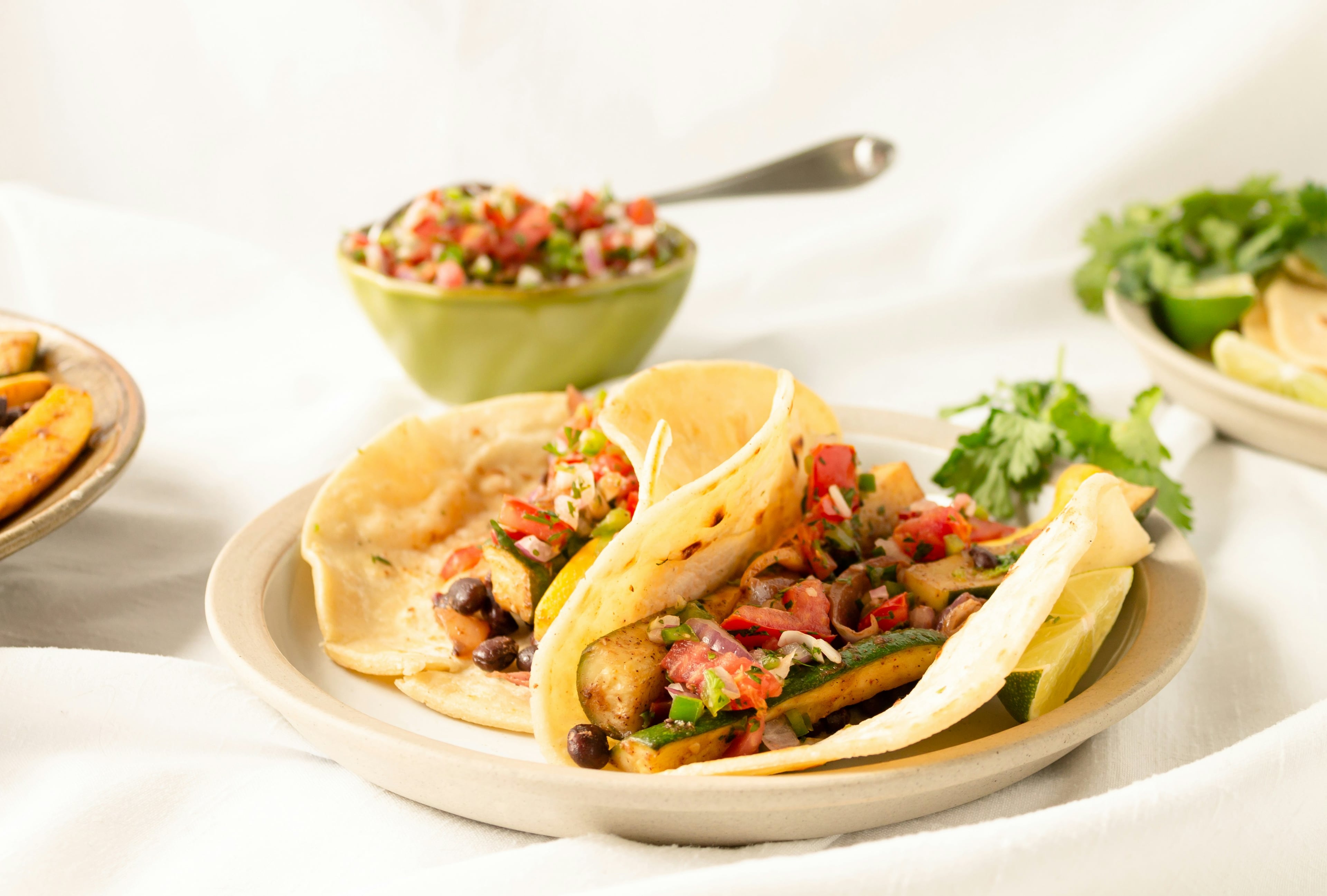 Illustrative tacos; not the restaurant's menu item
